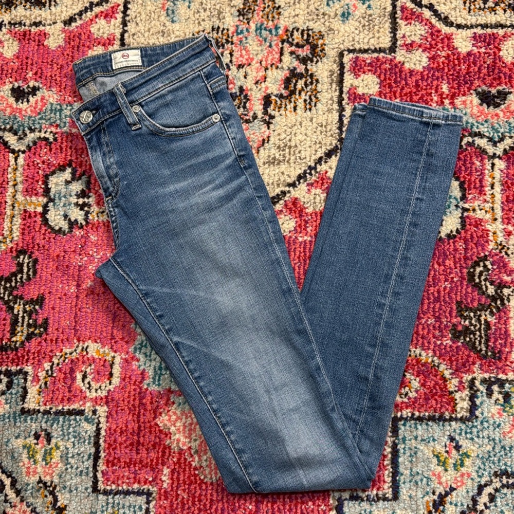 25R Super Skinny Adriano Goldschmeid light blue jegging jeans women’s classic